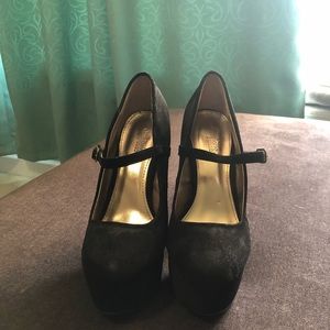 Black Charlotte Russe tall heels